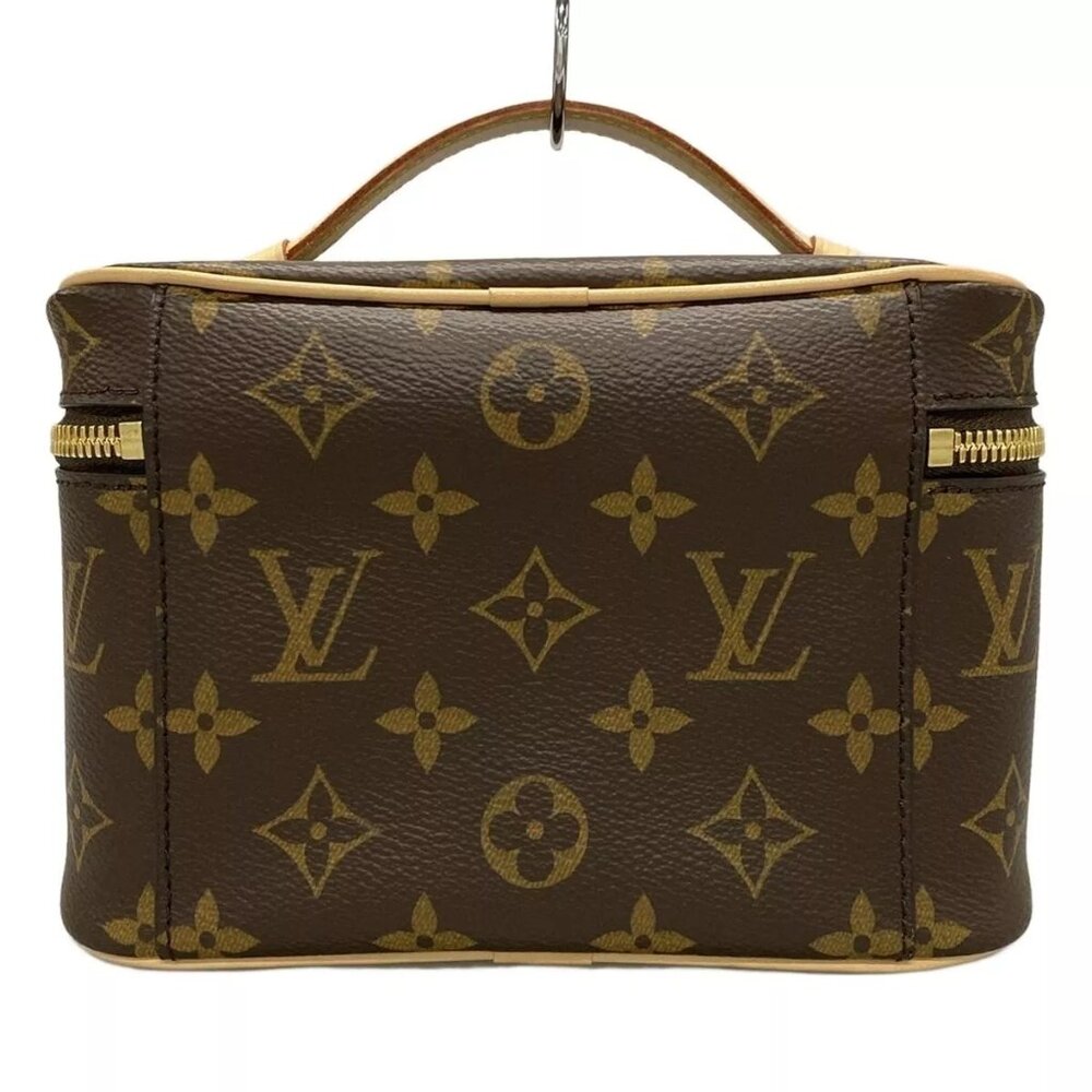 100% Auth LOUIS VUITTON Nice Mini Monogram Vanity Bag Monogram Canvas 1148-10824 - Picture 2 of 14